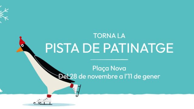 Part del cartell oficial de la pista de gel a Terrassa (Nadal sobre gel Terrassa)