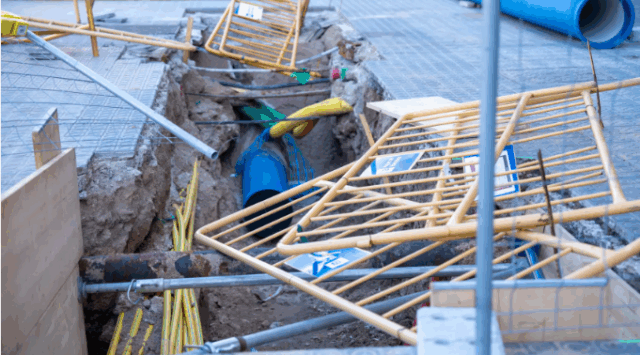Destrosses pel pas de la borrasca Nils al centre de Barcelona. Gala Espín